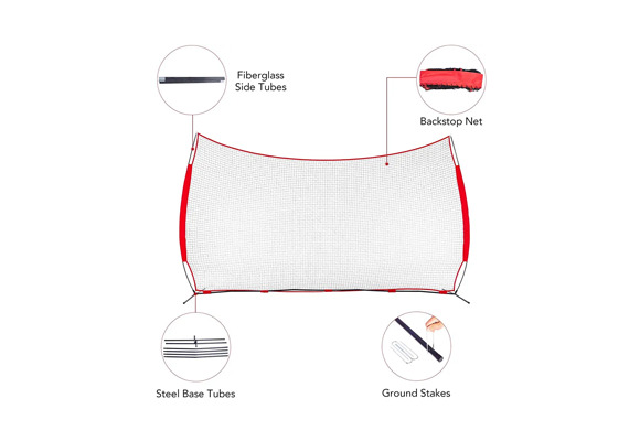 Rede de treino de beisebol Grupo III