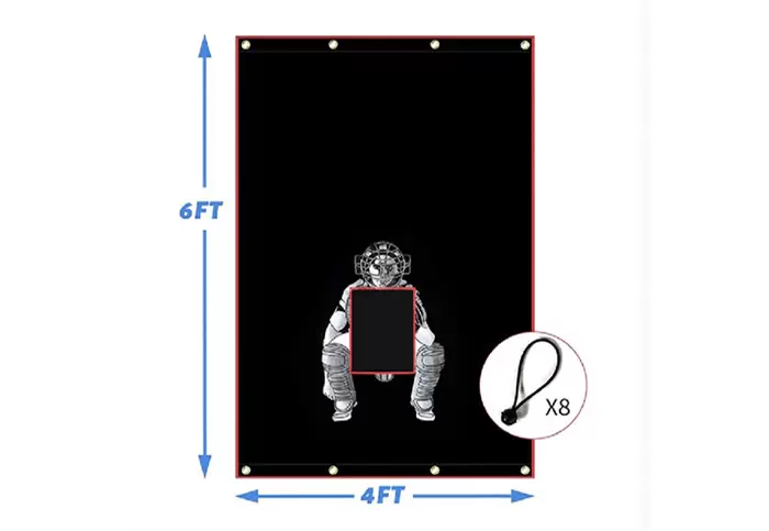 REDE DE GAIOLA DE REBATEDORES