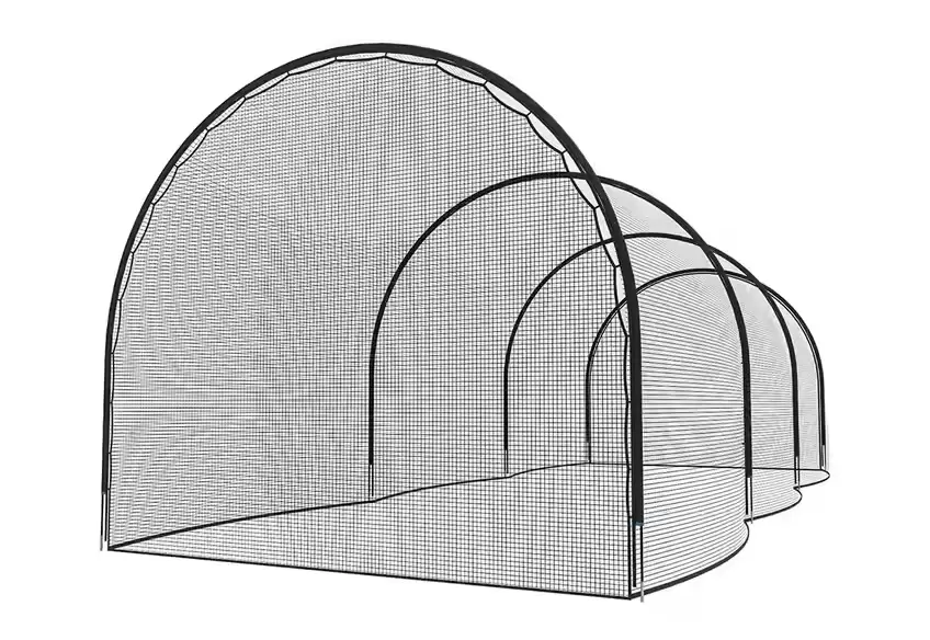 Gaiola de rebatidas de críquete (proteção de camada dupla)