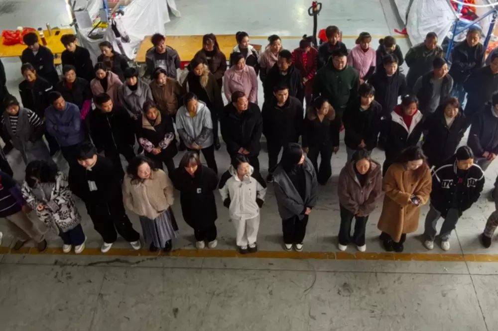 Cerim&ocirc;nia de inaugura&ccedil;&atilde;o da Huizhou Yichen Netting Technology Co., Ltd. realizada para celebrar o Ano Novo