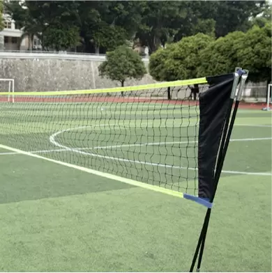 Redes de badminton de padr&atilde;o competitivo, projetadas para m&aacute;xima durabilidade e desempenho consistente em torneios.