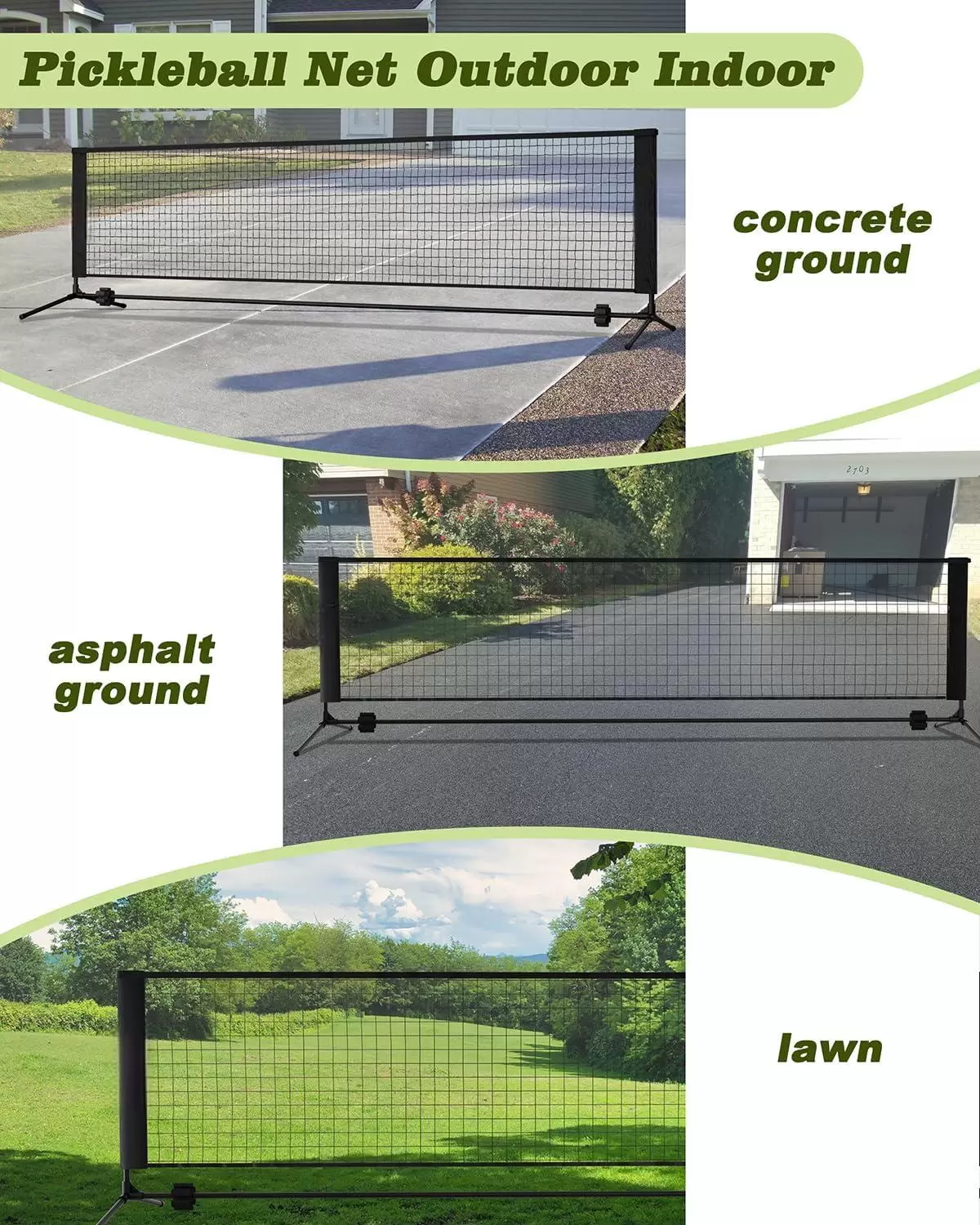 Rede dobr&aacute;vel Mini Pickleball