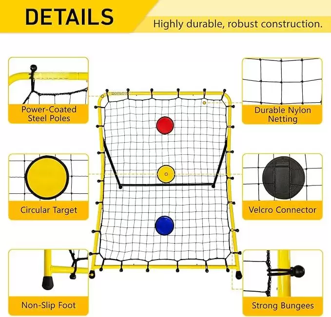 Rede de rebote multiesportiva