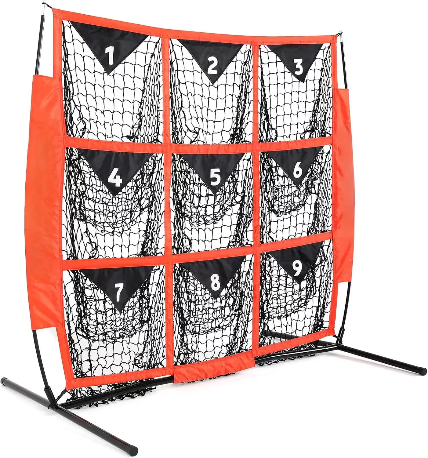 Rede de treino de beisebol de 9 buracos, 1,20m x 1,20m