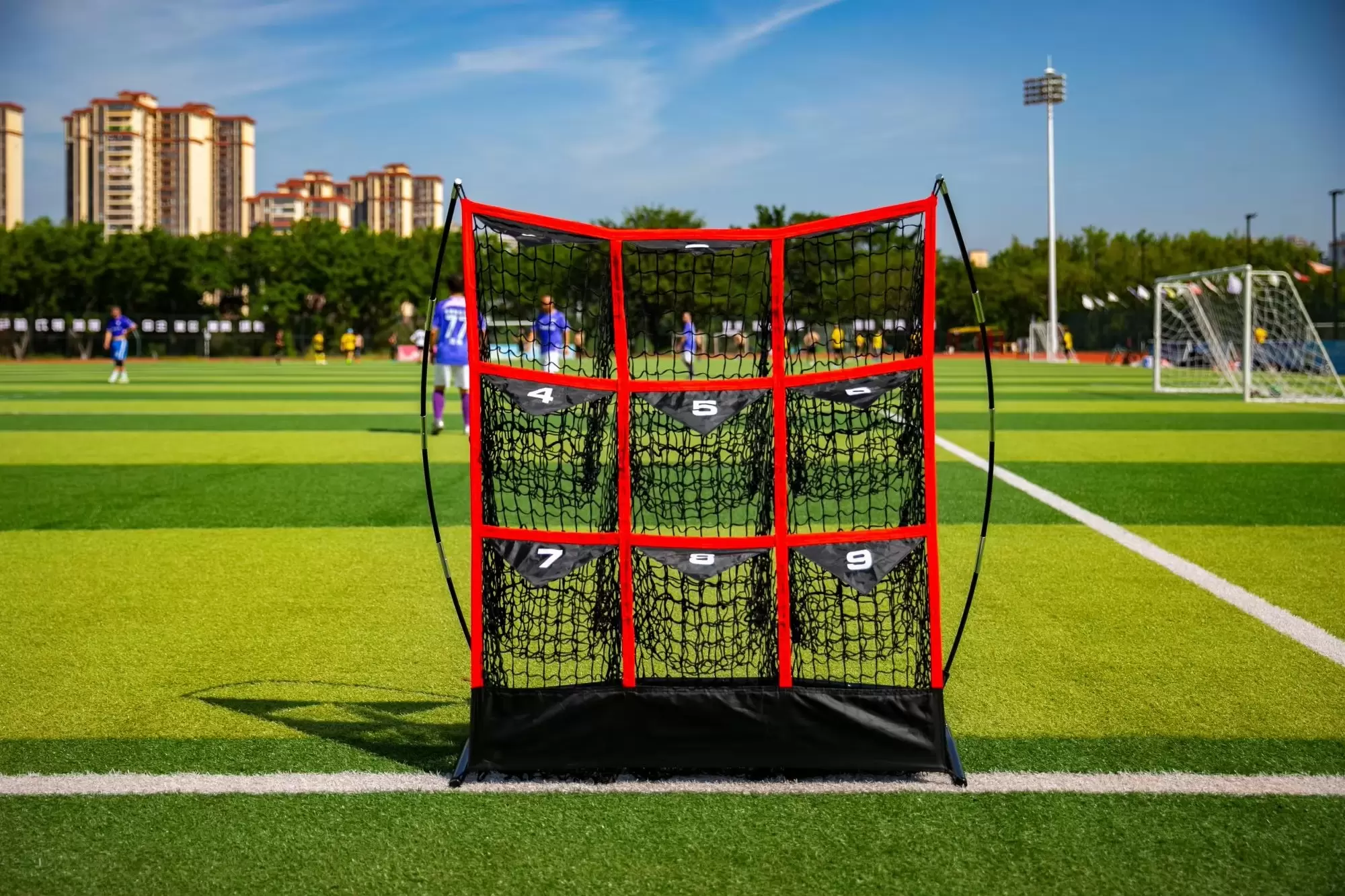 Rede de arremesso de 9 buracos