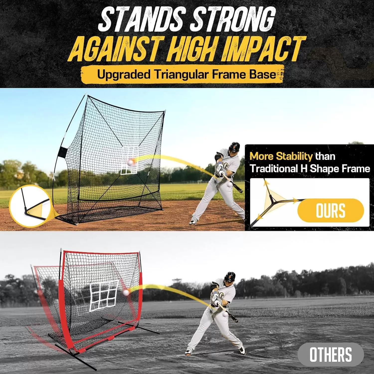 Rede de treino de beisebol