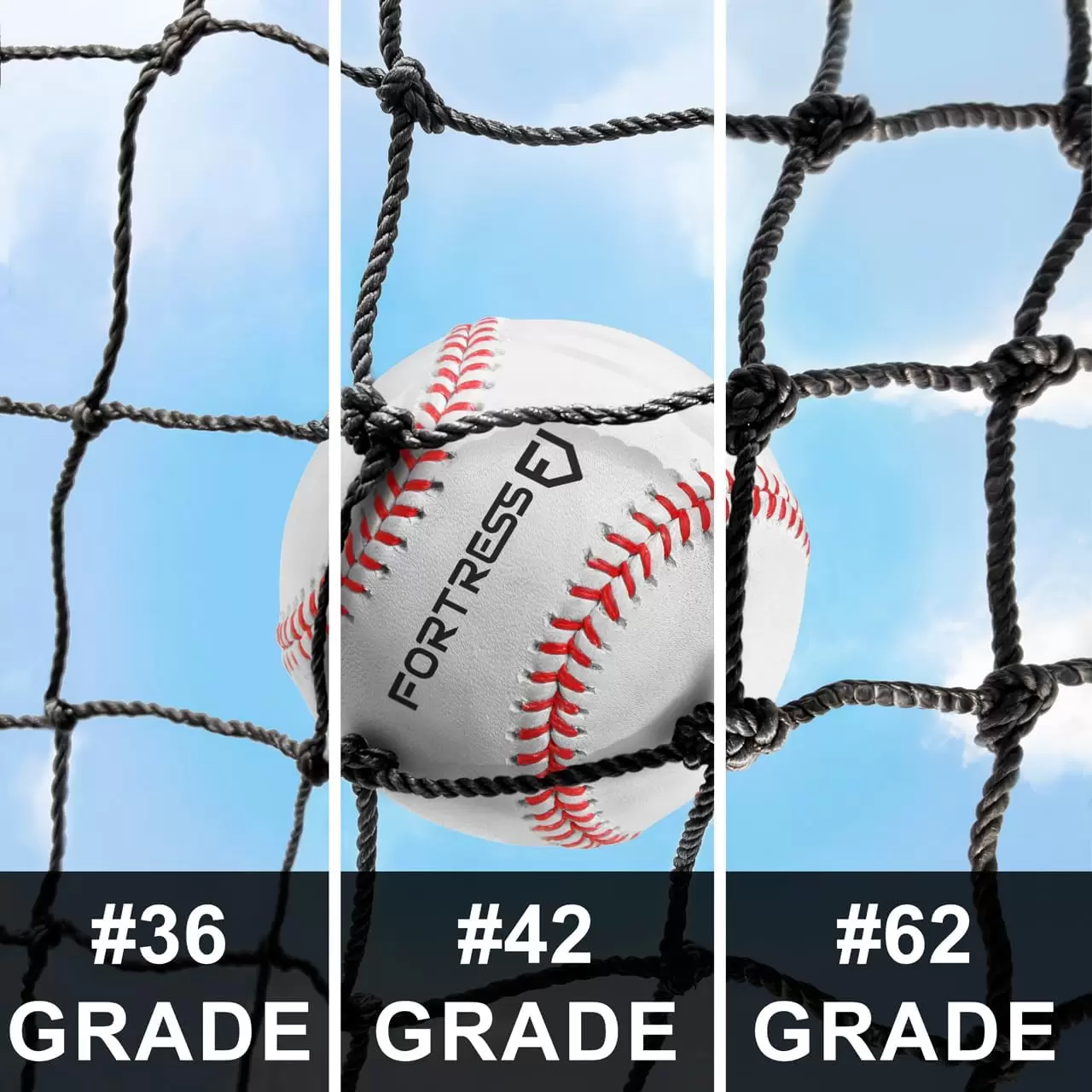 Rede para gaiola de beisebol e softball (somente a rede)