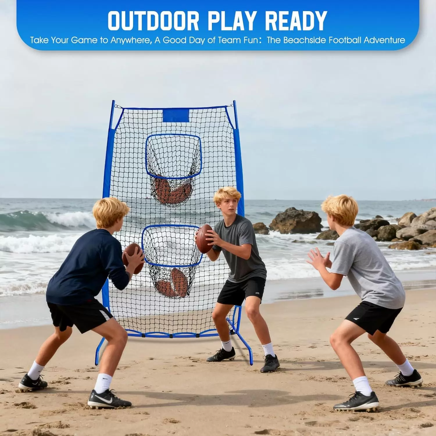 Rede de treino de lan&ccedil;amento de rugby II