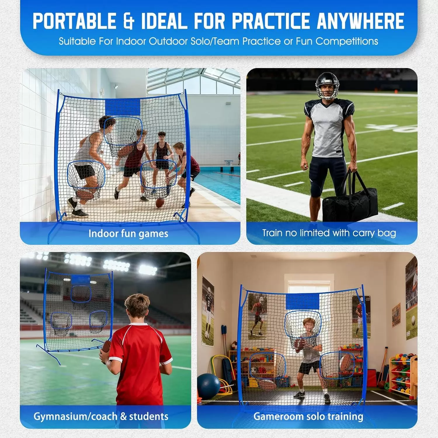 Rede de treino de lan&ccedil;amento de rugby II