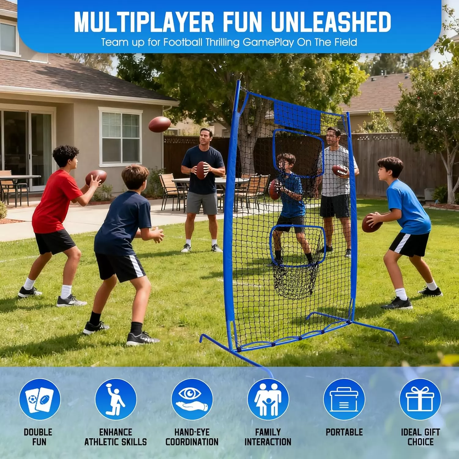 Rede de treino de lan&ccedil;amento de rugby II