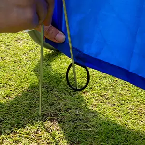 Gol de futebol port&aacute;til com alvo