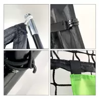 Rede de pr&aacute;tica de disc golf digital 2,13 m x 2,13 m