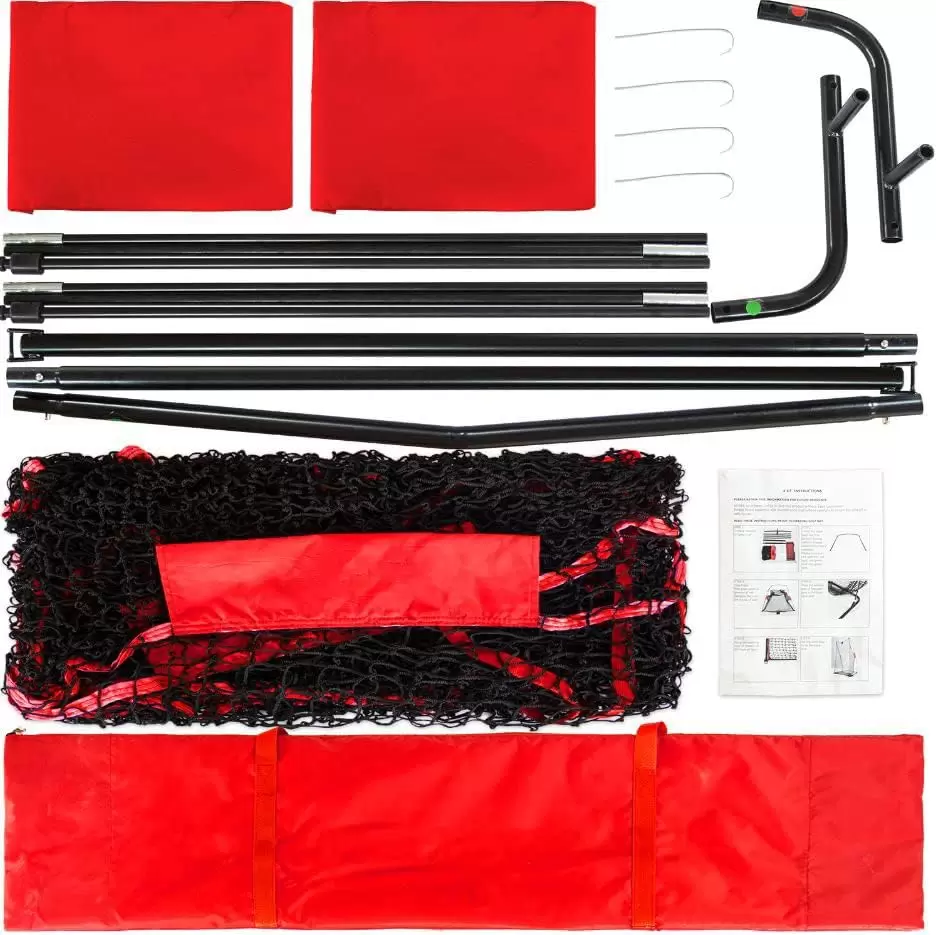 Rede de treino de rugby de 1,20m x 2,10m