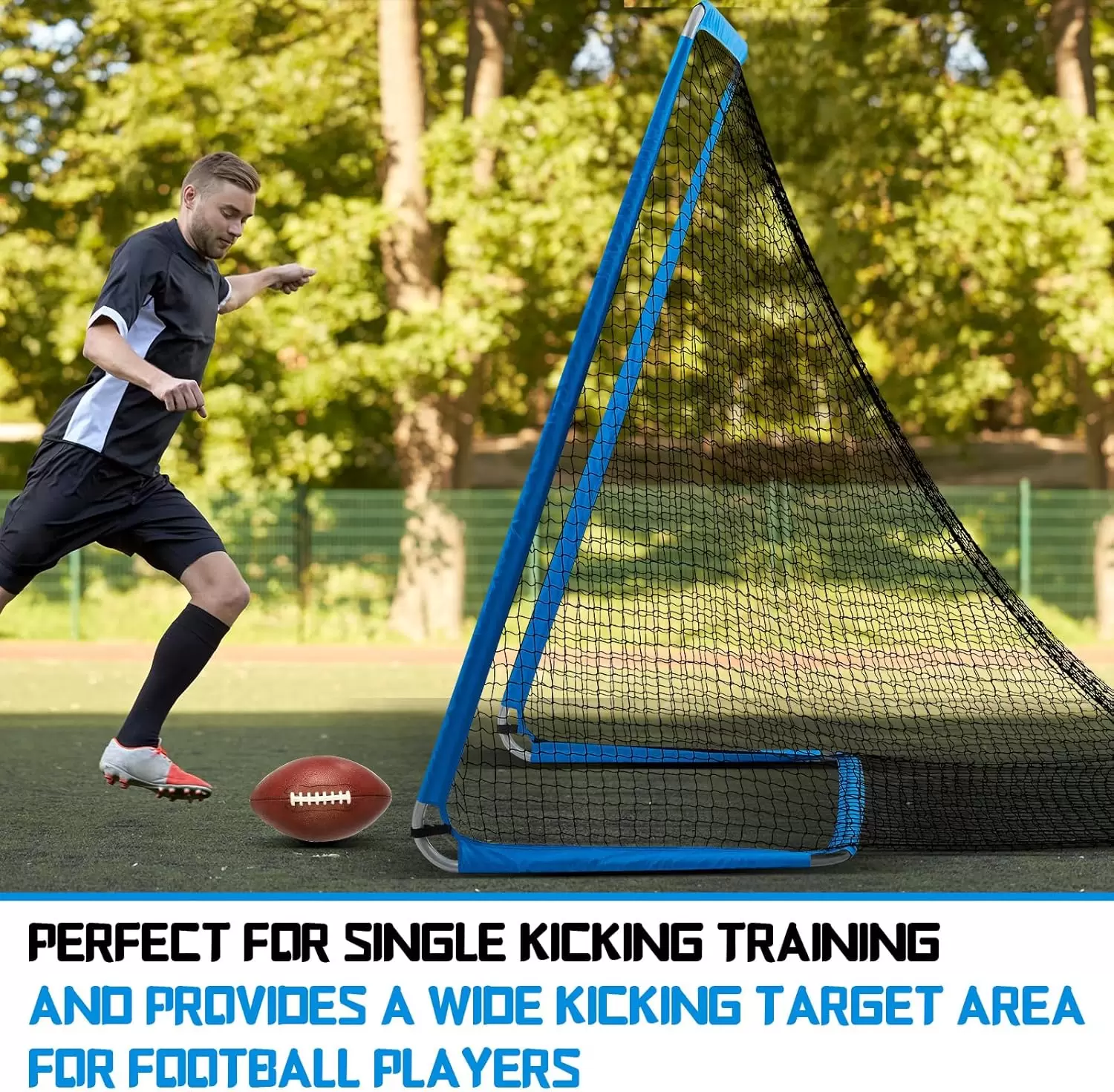 Rede de treino de rugby tubular redonda de alta resist&ecirc;ncia