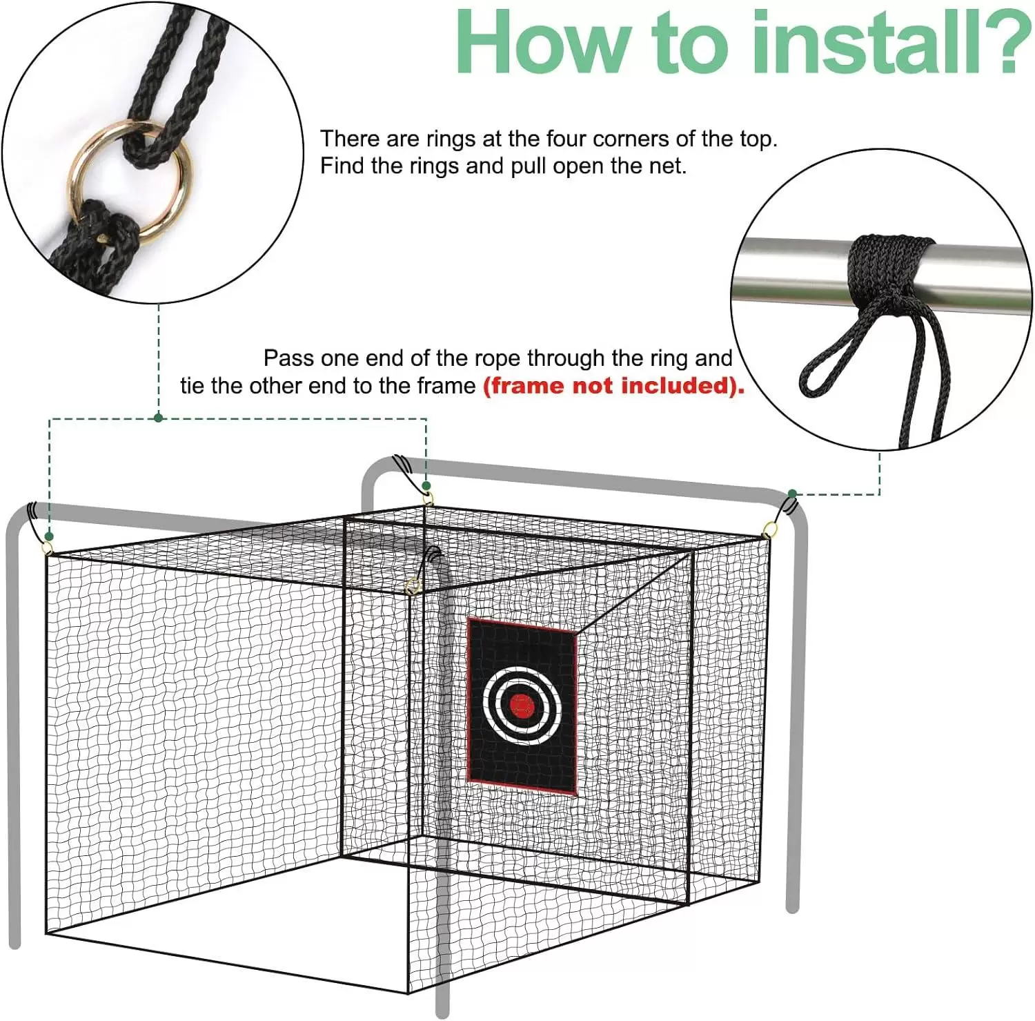 Rede de golfe (somente rede) II