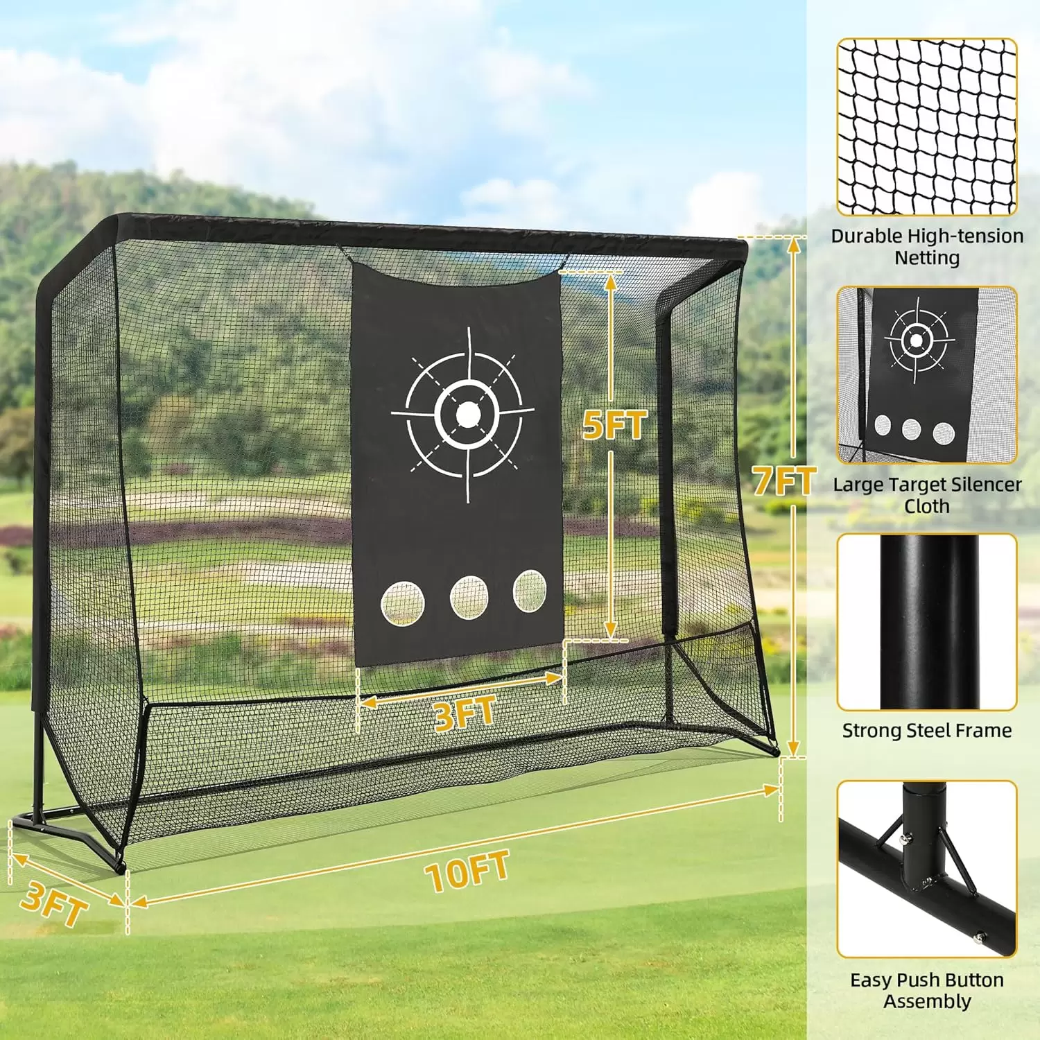 Rede de treino de golfe III