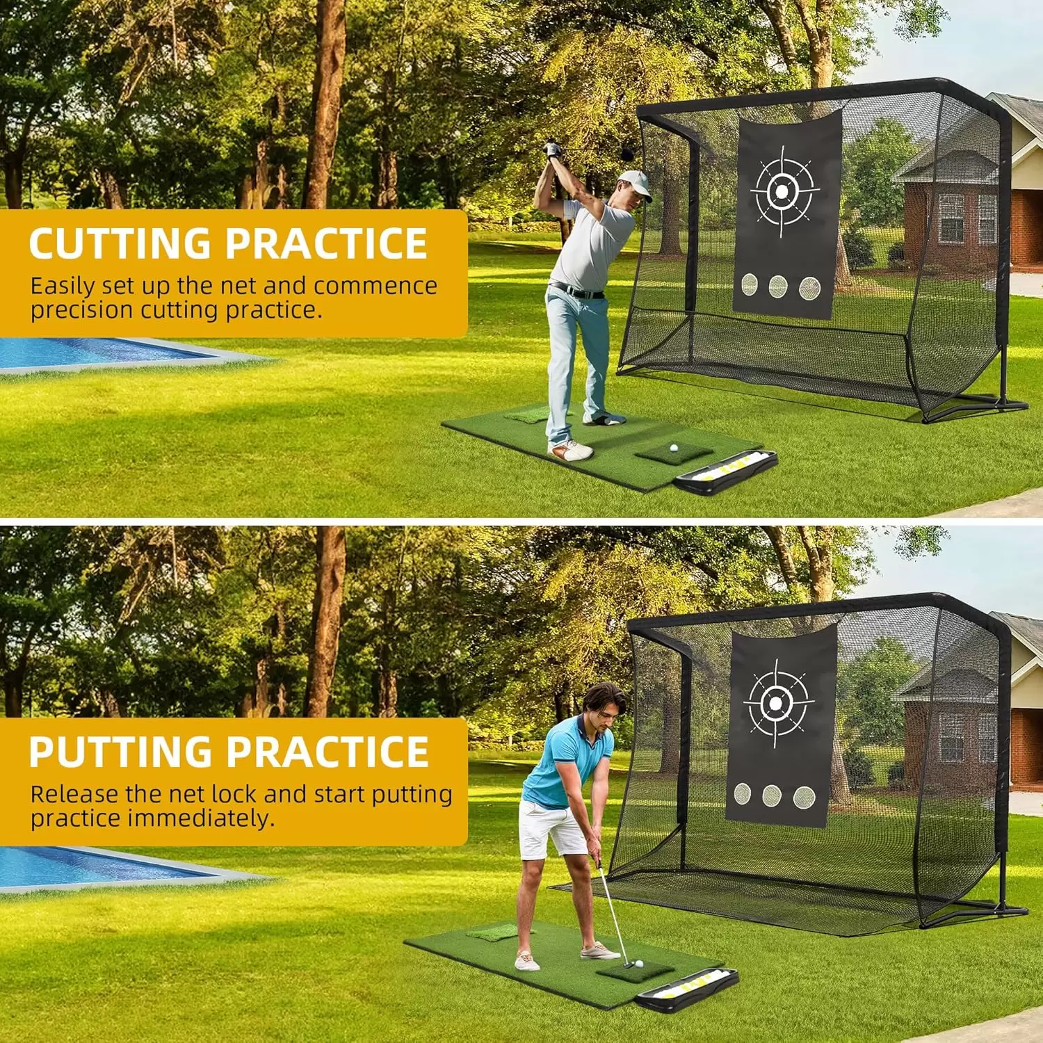 Rede de treino de golfe III