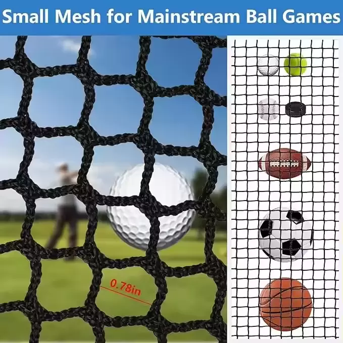 Gaiola de golfe leve de 3x3x3 metros com alvo de tecido