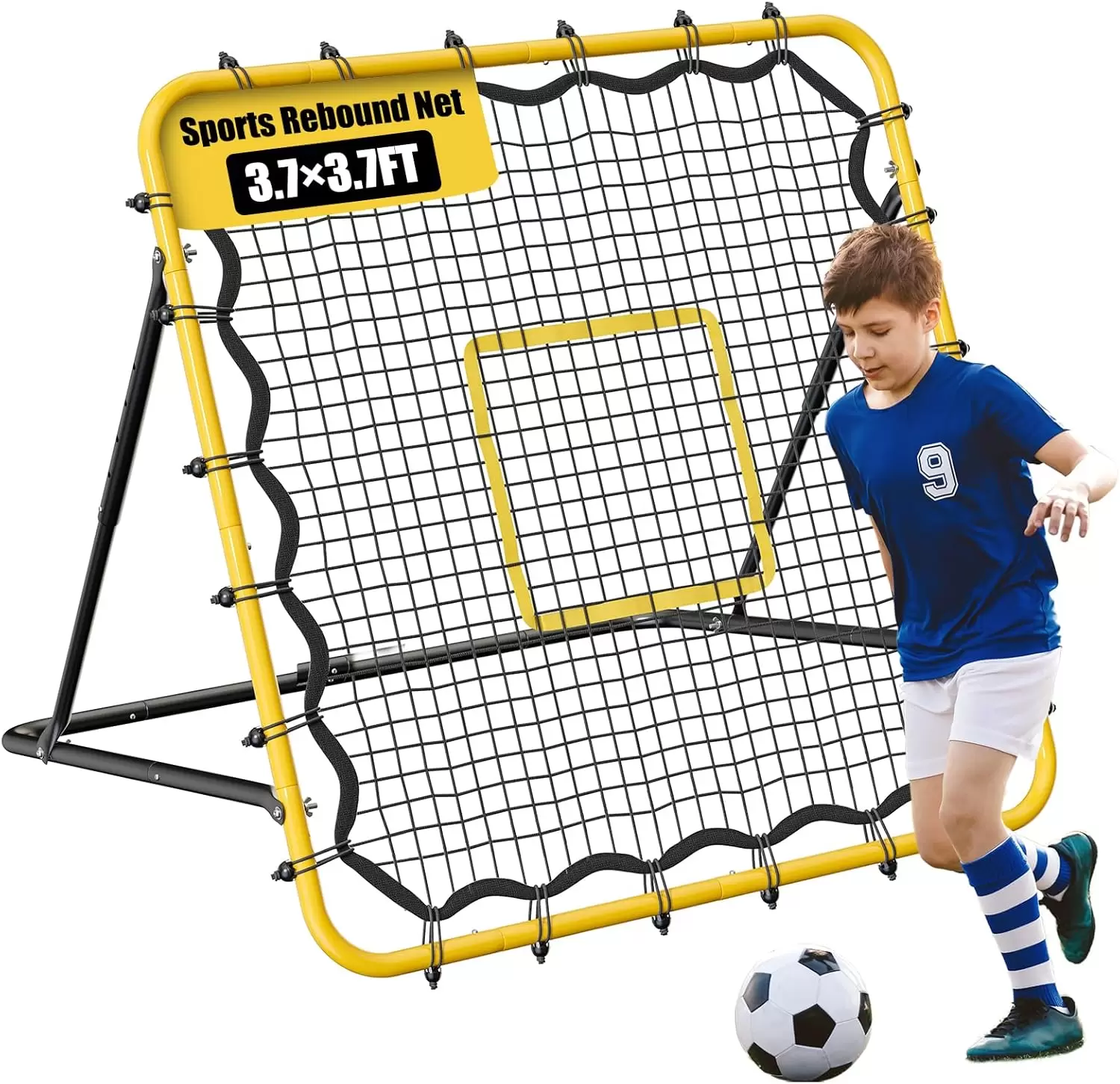 Rede de rebote multiesportiva com &acirc;ngulo ajust&aacute;vel I